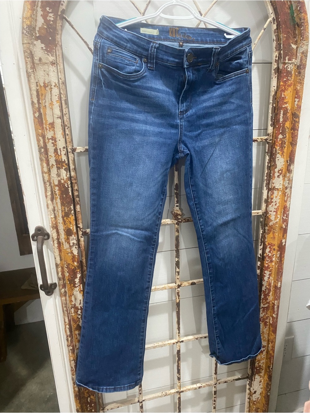 Kut from the Kloth Medium Blue Denim Jeans  Size 12  Bootcut